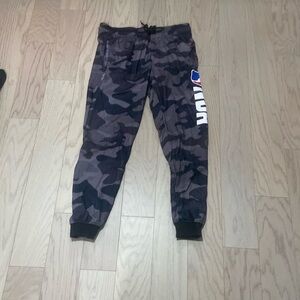 NBA Store Black Camouflage Sweatpants Size Large